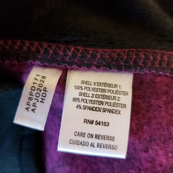 Marc New York Lightweight Zip Front Purple & Black Heathered Pockets Jacket Sz M - Picture 13 of 15